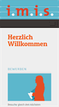 Mobile Screenshot of imisgmbh.ch